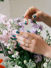 Load image into Gallery viewer, Teal Marble